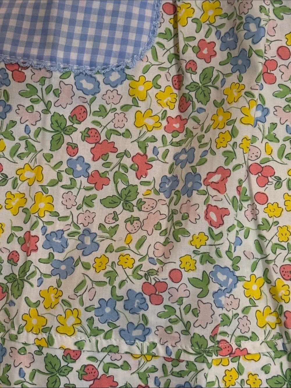 New With Tags Shrimp & Grits Kids floral pinafore jumper dress_7